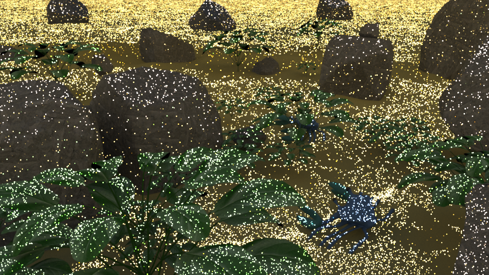 Bidirectional path tracing